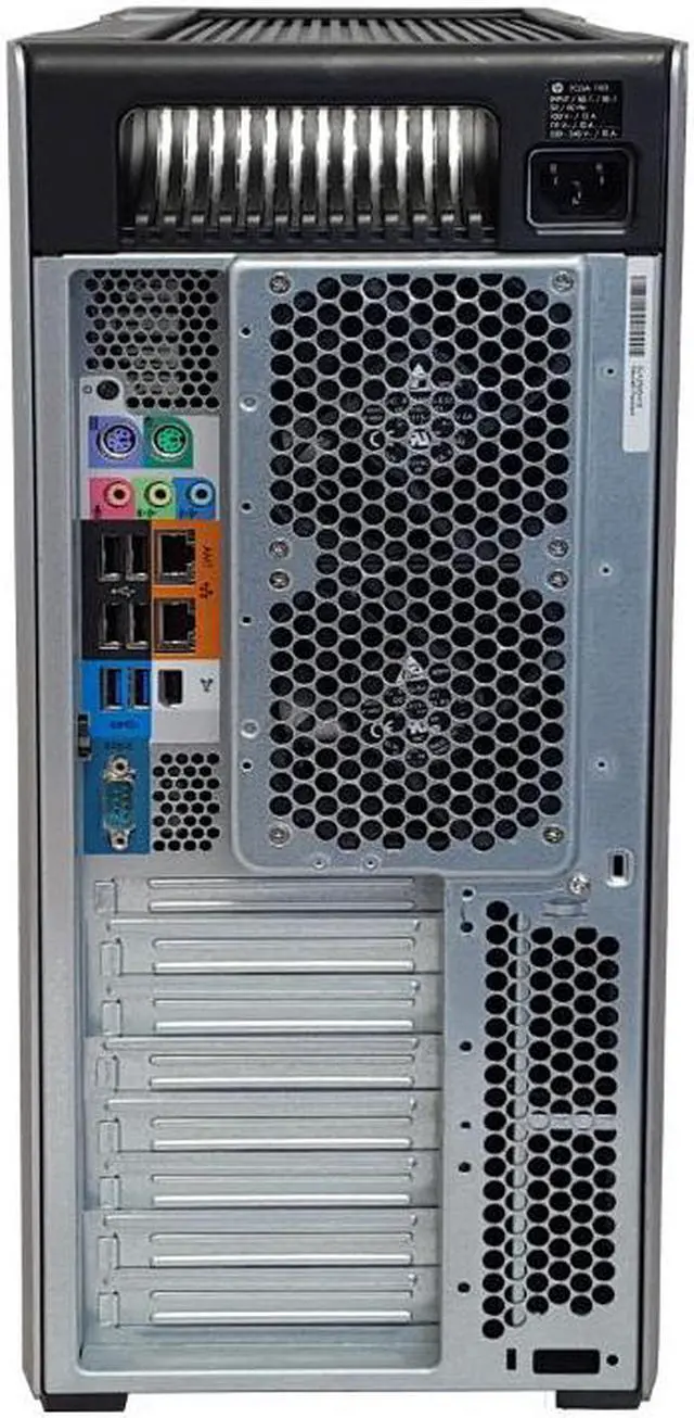 Alt view image 3 of 3 - HP Z820 Workstation 2x E5-2690 v2 3.0GHz 20-Cores 64GB DDR3 No HDD Quadro 600 No OS