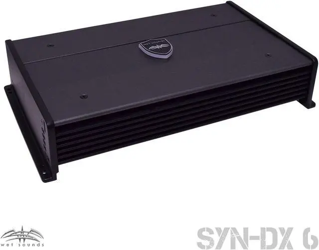 Alt view image 2 of 4 - Wet Sounds SYN-DX 6 Full Range 6 Channel Amplifier & Stinger 3-Meter 4-Gauge Amplifier Wiring Kit w/ RCAs