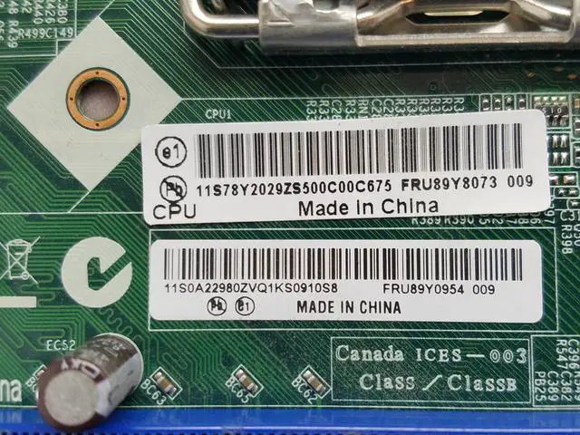 Alt view image 4 of 5 - Lenovo 89Y0954 ThinkCentre A70 LGA 775/Socket T DDR3 Desktop Motherboard