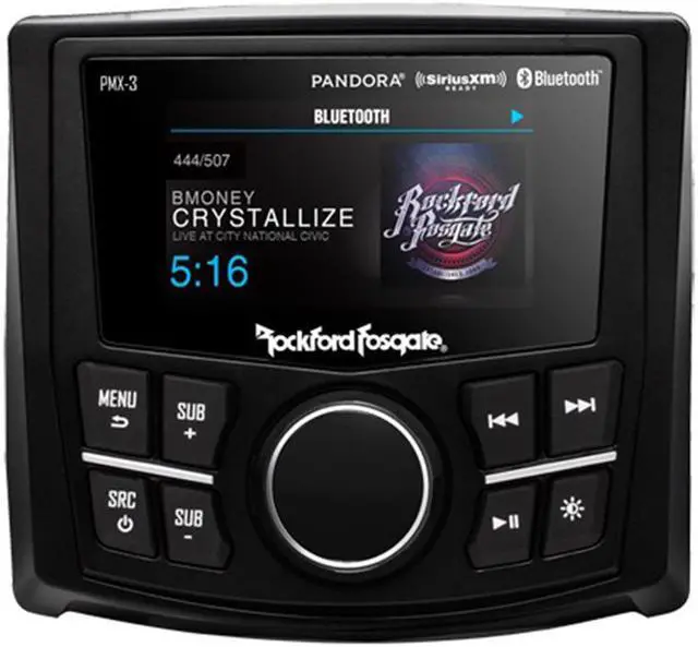 Main image of Rockford Fosgate PMX-3 Punch Marine/Motorsport 2.7" Digital Media Receiver