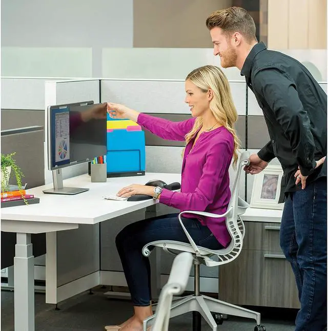 Alt view image 7 of 17 - Fellowes FEL4815001 27.0" Blackout Privacy Filter