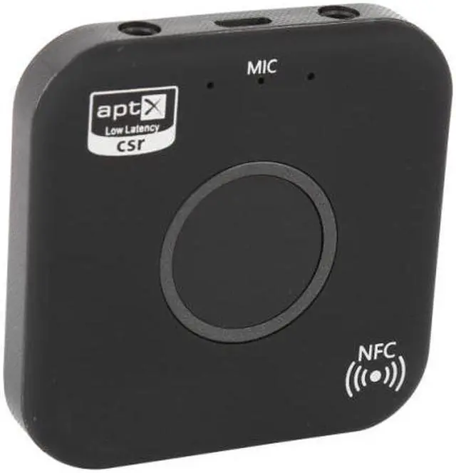 Main image of Wireless Bluetooth Transmitter and Receiver Adapter 4.2 Audio APT-X NFC CVC6.0 Built-in Microphone AUX Out for Phones iPad PC TV