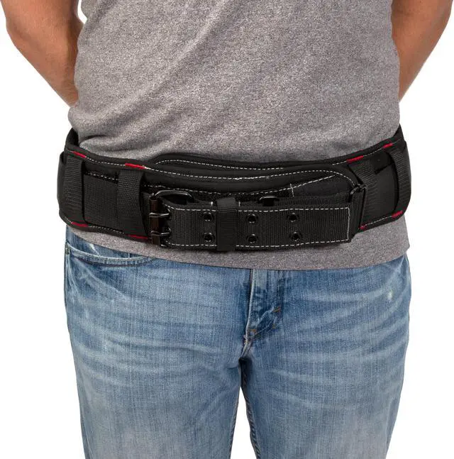 Alt view image 3 of 3 - Dickies Work Gear 57056 5-Inch Padded Work Belt with Double-Tongue Roller Buckle