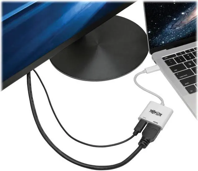 Alt view image 2 of 12 - TRIPP LITE U444-06N-H4K6WC USB 3.1 GEN 1 USB-C TO HDMI 4K ADAPTER (M/F), THUNDERBOLT 3 COMPATIBILITY, 4K @6