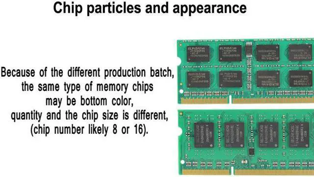 Alt view image 5 of 7 - XIEDE 1.35V Low Voltage DDR3L 1600MHz 4GB 12800 Frequency Memory RAM Module for Laptop
