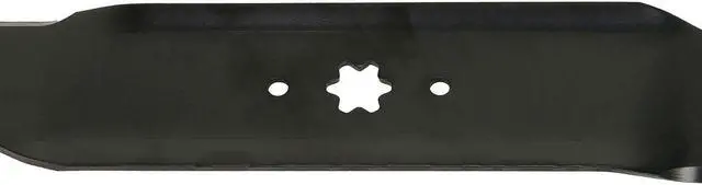 Alt view image 5 of 7 - 6 USA Mower Blades MTD610SBP Standard High Lift for MTD Bolens Troy-Bilt Massey Ferguson 942-0610 742-0610 Length 19-5/16 in. Width 3 in. Thickness .150 in. Center Hole 6 Point Star 38 in. Deck