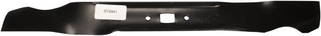Alt view image 4 of 6 - 6 USA Mower Blades MTD941BP Medium Lift for MTD® Troy Bilt® 1002810 490-100-M084 742-04276 742-04276S 742-0741 Length 21 in. Width 2-1/4 in. Thickness .134 in. Center Hole Rectangular 21 in. Deck