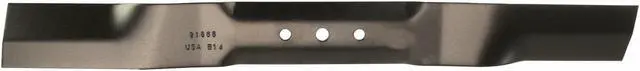 Alt view image 3 of 7 - USA Mower Blades (8) TB22BP Medium Lift for Toro® 104869703 108976402P Length 21-11/16 in. Width 2-1/4 in. Thickness .150 in. Center Hole 7/16 in. 22 in. Deck