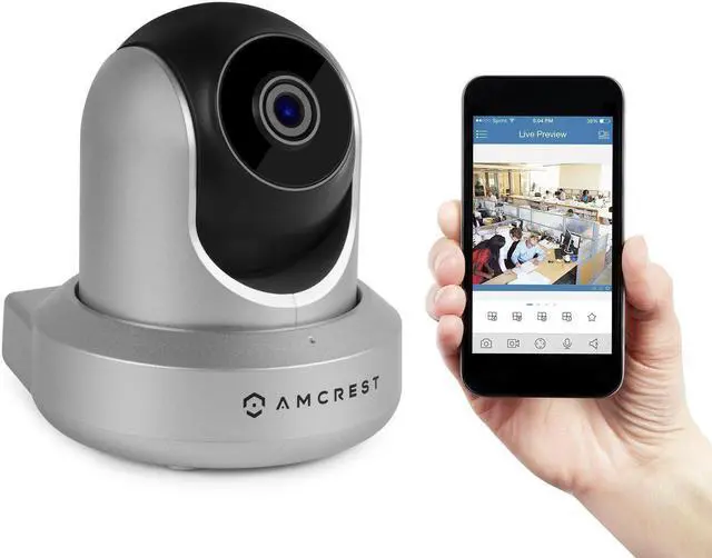 Alt view image 2 of 6 - Amcrest IP2M-841 ProHD 1080P (1920TVL) Wireless WiFi IP Camera, Silver