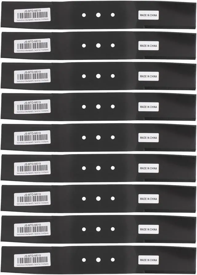Main image of 9 Mower Blades for MTD® 742-0171 742-0171B 942-0171 942-0171B 190-993-000 195-958-000 196-993-000 19958S 19993C 19993S