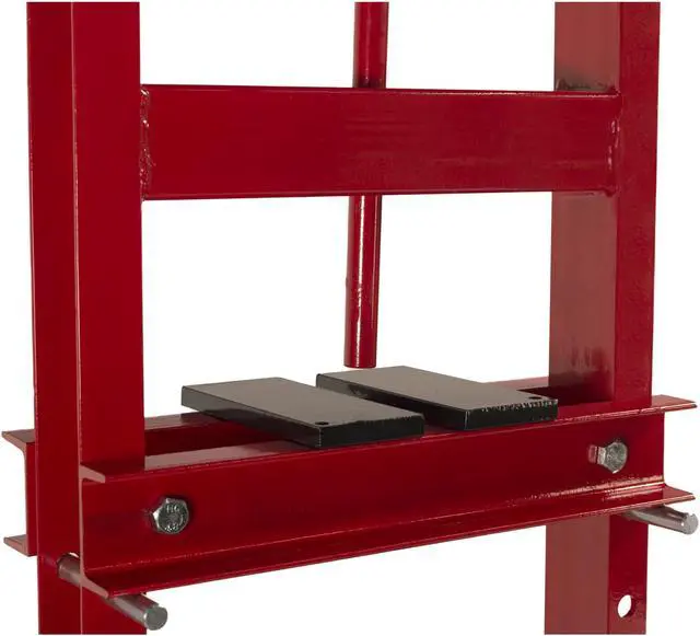Alt view image 5 of 7 - Dragway Tools 6-Ton Hydraulic Shop Press Benchtop with Plates H Frame Jack Stand