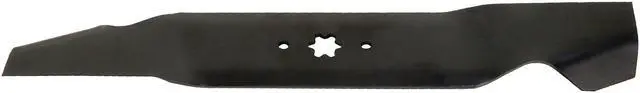 Alt view image 4 of 7 - 6 USA Mower Blades MTD610SBP Standard High Lift for MTD Bolens Troy-Bilt Massey Ferguson 942-0610 742-0610 Length 19-5/16 in. Width 3 in. Thickness .150 in. Center Hole 6 Point Star 38 in. Deck
