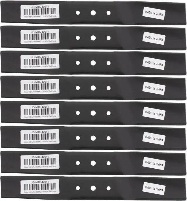 Main image of 8 High Lift Mower Blades for MTD® Lawnflite 395 397 742-0118 942-0118 30" Deck