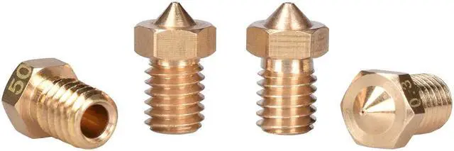 Alt view image 3 of 3 - BIQU 10Pcs 3D printer 3D V6&V5 J-Head brass nozzle extruder nozzles 0.2/0.25/0.3/0.4/0.5/0.6/0.8/1.0 mm For 1.75/3.0mm