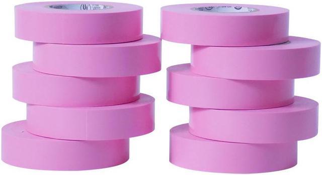 WOD EL-766AW Professional Grade Electrical Tape General Purpose Pink UL/CSA  listed core: 3/4inch X 66ft. - Use At No More Than 600V & 176F (Pack of
