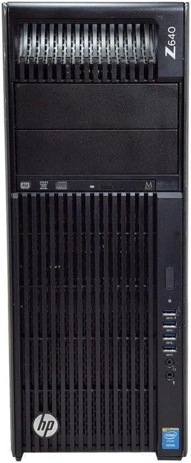 Alt view image 2 of 3 - HP Z640 Workstation E5-1650 v3 3.5GHz 6-Cores 32GB DDR4 Quadro NVS 295 NEW 512GB SSD + 2TB HDD Windows 10 Pro