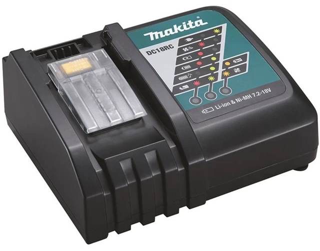 Alt view image 10 of 11 - Makita DC18RC 18V LXT Lithium-Ion Rapid Tool Battery Charger Charge - DC18RA