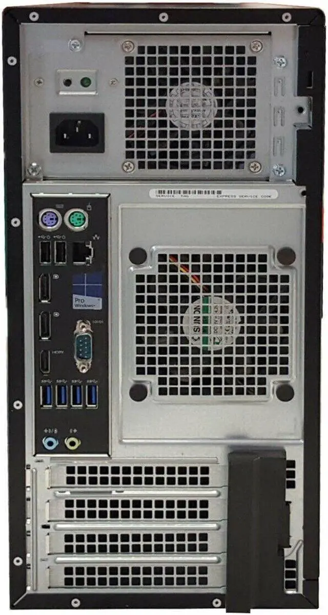 Alt view image 3 of 3 - Dell Precision 3620 Workstation i7-6700 3.4GHz 4-Cores 8GB DDR4 NEW 128GB SSD + 1TB HDD