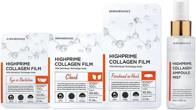 Alt view image 3 of 7 - Dermarssance Highprime Collagen Film + Mist Set
