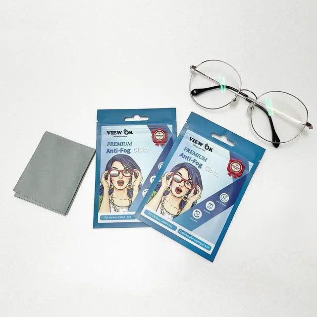 Alt view image 2 of 7 - Anti-Fog Cloth for Eye glasses - Reusable Long-lasting Microfiber Cleaning Wipes for Goggles, Camera Lens, Ski Google