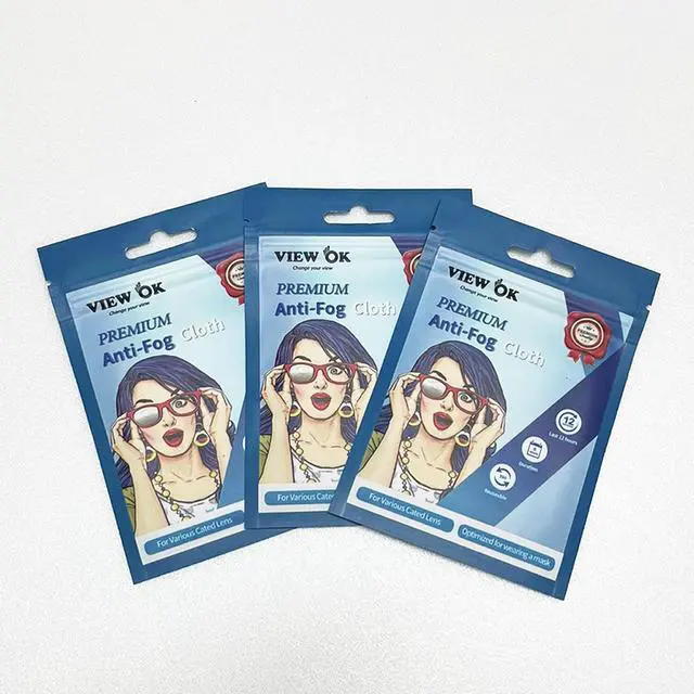 Alt view image 6 of 7 - Anti-Fog Cloth for Eye glasses - Reusable Long-lasting Microfiber Cleaning Wipes for Goggles, Camera Lens, Ski Google