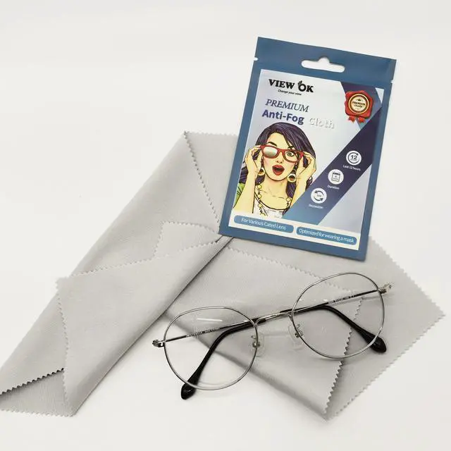 Alt view image 7 of 7 - Anti-Fog Cloth for Eye glasses - Reusable Long-lasting Microfiber Cleaning Wipes for Goggles, Camera Lens, Ski Google
