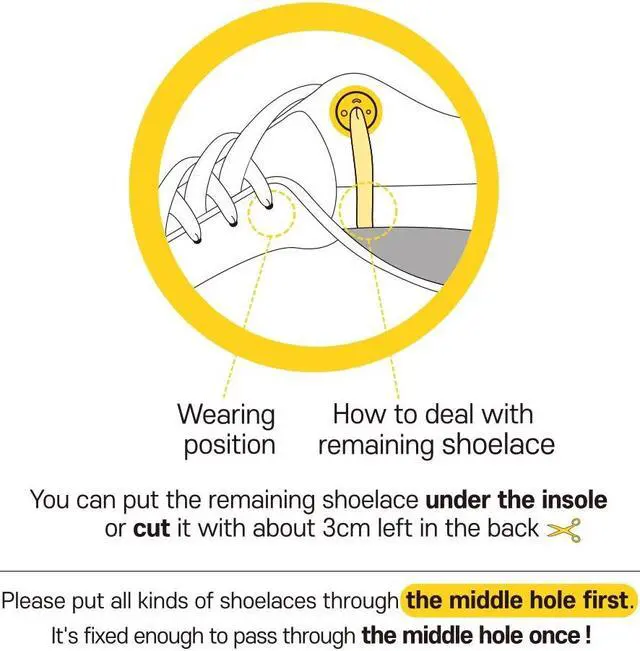 Alt view image 2 of 7 - 12 PCS Silicone No Tie Shoelace Anchors - Lace Lock Clip, Fit All Shoelace (3 sets)