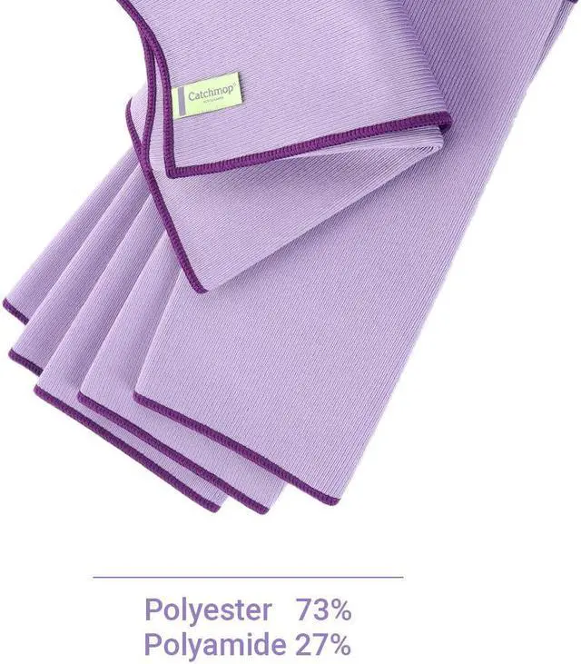 Alt view image 5 of 7 - Window & Glass Cloth, Double-sided, Residue-free, Easy to clean (3 sets)