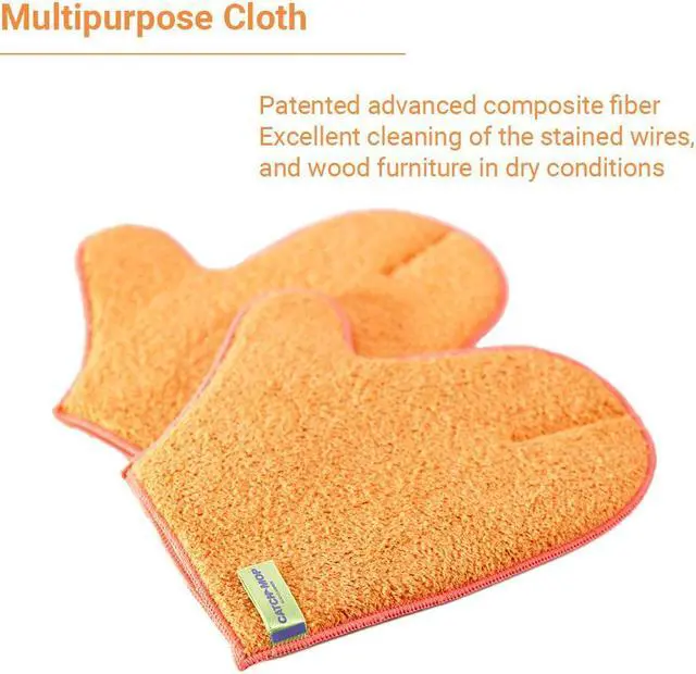 Alt view image 2 of 7 - Mitt, Excellent cleaning for wires and wood furniture  (3 sets)