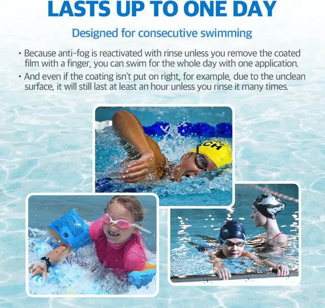 Alt view image 4 of 7 - VIEW OK Premium Anti-Fog Spray for Swimming Goggle, Diving Masks and Snorkeling Masks; Lasting at least one day, No eye irritation, Odorless (1.35 Fl. Oz)