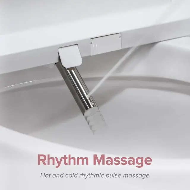 Alt view image 2 of 7 - SmartBidet SB-1200RR Advanced Electric Bidet Seat for Round Toilets with Remote Control