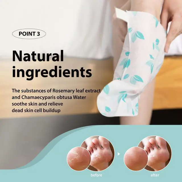 Alt view image 7 of 7 - BEAUTYMOA Foot Care Mask Pack (5pairs)