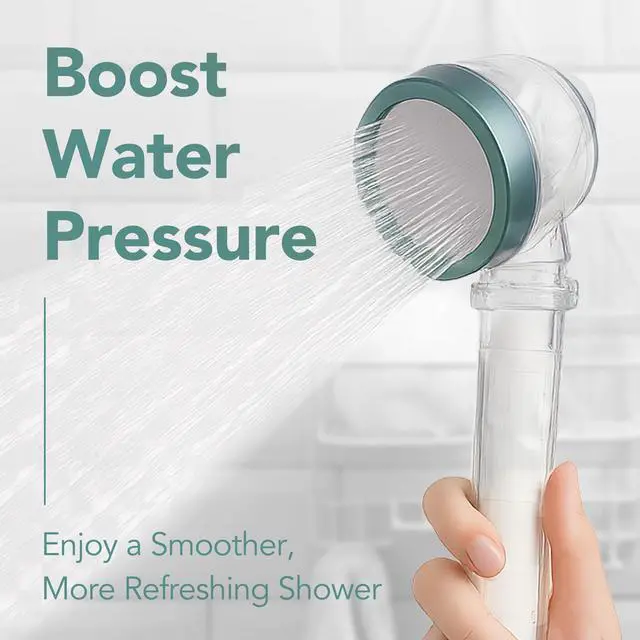 Alt view image 5 of 7 - ESL Dual-Filtered Shower Head (Green)