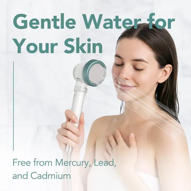 Alt view image 6 of 7 - ESL Dual-Filtered Shower Head (Green)