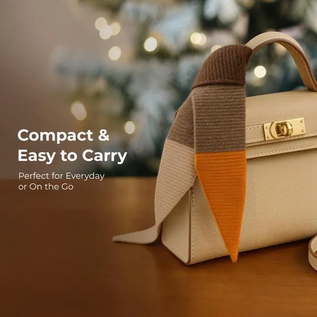 Alt view image 5 of 7 - ERKHES CASHMERE 100% MUFFLER POINT Golden