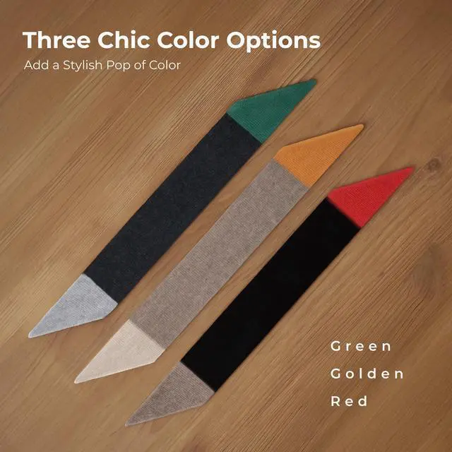 Alt view image 4 of 7 - ERKHES CASHMERE 100% MUFFLER POINT Golden