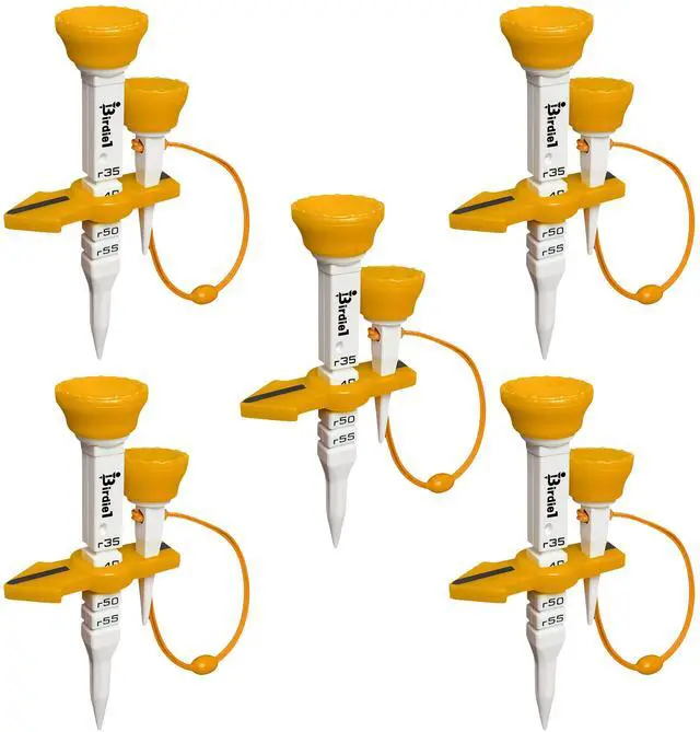 Main image of Birdie1 Smart Golf Tees (Long Tees+Short Tees) 1P, 5ea Orange