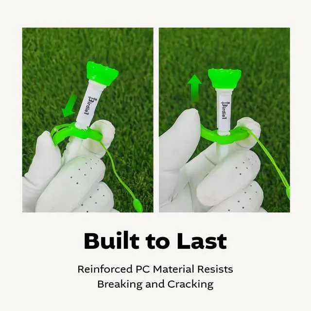 Alt view image 5 of 7 - Birdie1 Smart Golf Tees (Long Tees+Short Tees) 1P, 5ea Orange