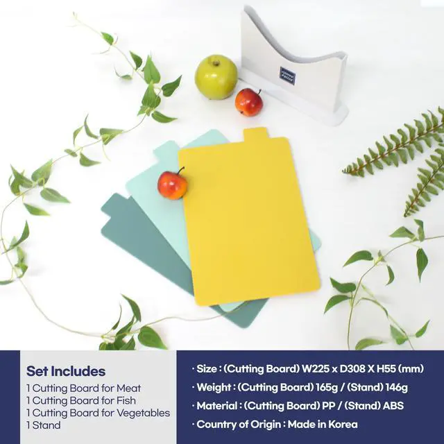 Alt view image 2 of 7 - [Giorno Felice] Index Cutting Board 3P Set