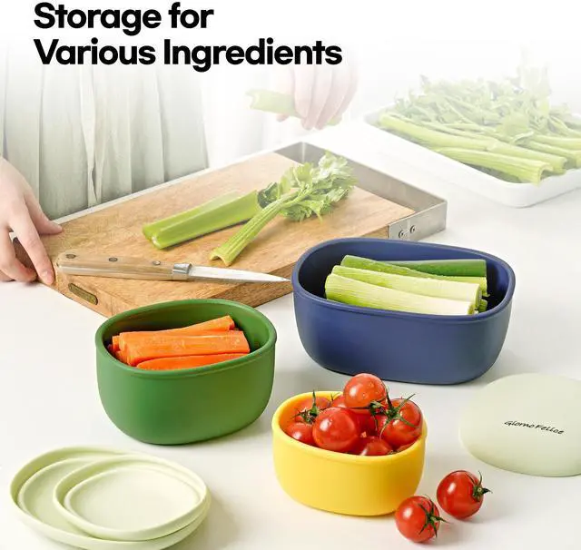 Alt view image 5 of 7 - [Giorno Felice] TheSili Silicone EasyCook Container 300ml / 10.1 fl. oz. / Fine Yellow