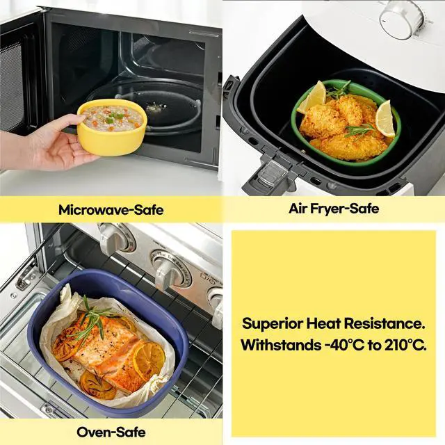 Alt view image 4 of 7 - [Giorno Felice] TheSili Silicone EasyCook Container 300ml / 10.1 fl. oz. / Fine Yellow