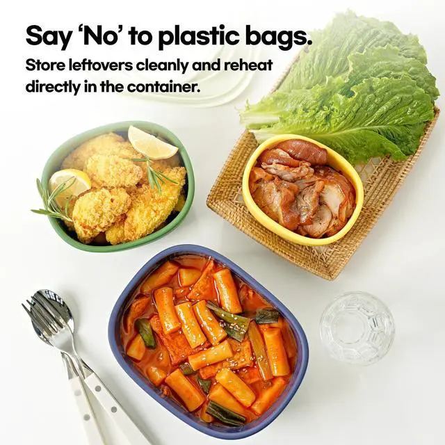 Alt view image 7 of 7 - [Giorno Felice] TheSili Silicone EasyCook Container 300ml / 10.1 fl. oz. / Fine Yellow