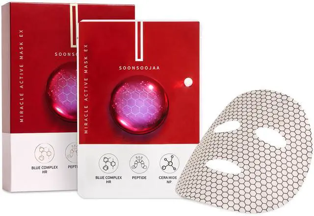 Main image of Soonsoojaa Miracle Active Mask EX 30ml / 1.01fl.oz. x 10ea