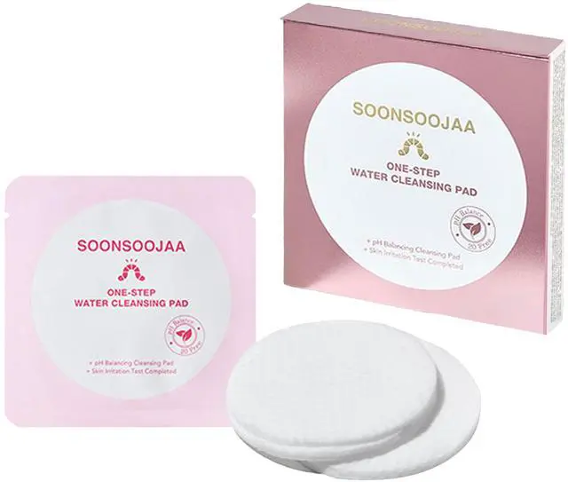 Main image of Soonsoojaa Portable One-Step Water Cleansing Pad 2pads(8ml) x 10ea (20pads)