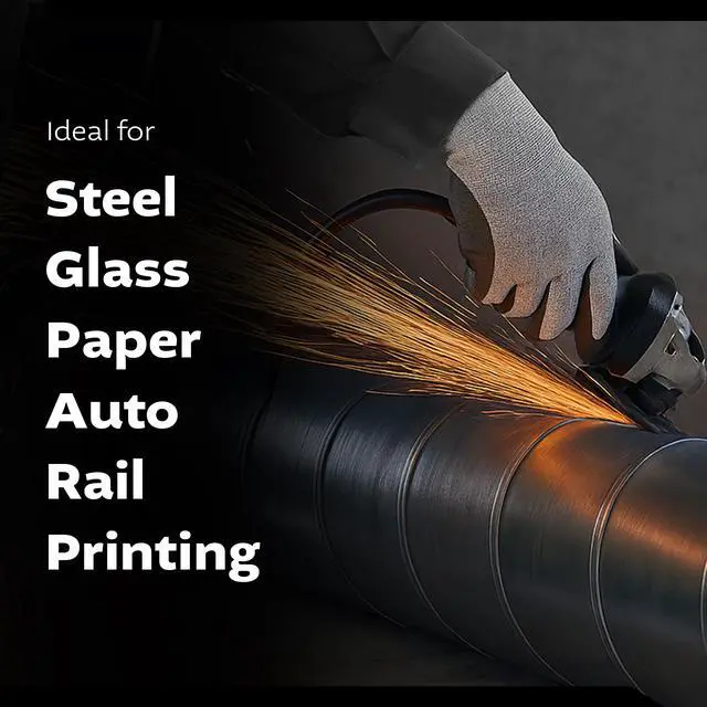 Alt view image 6 of 7 - Grey Glass Fiber Glove - Black NBR Foam Palm coated L, 5 pairs