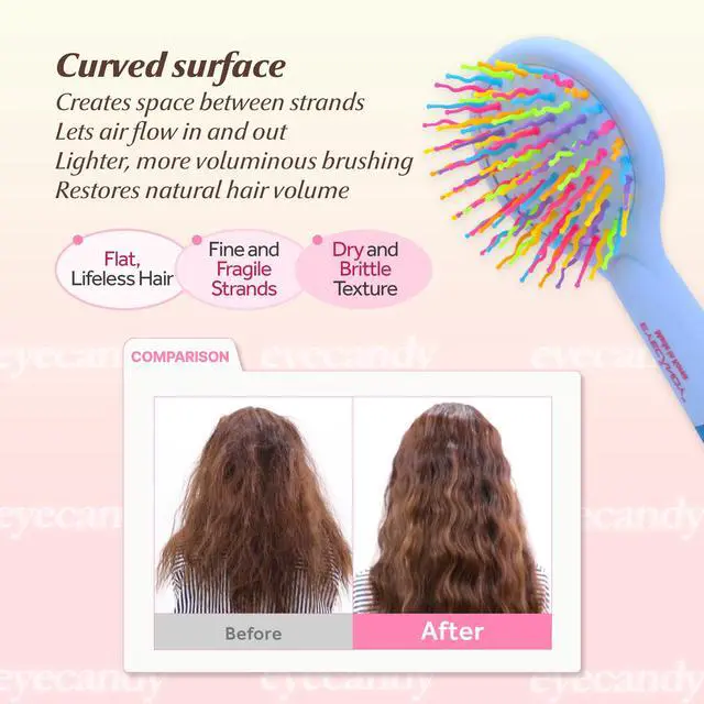 Alt view image 4 of 7 - Eyecandy Rainbow volume S brush (Medium Black)