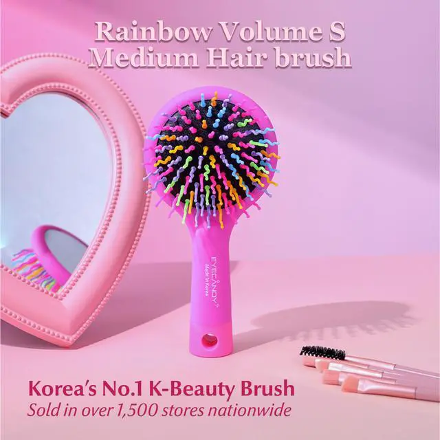 Alt view image 2 of 7 - Eyecandy Rainbow volume S brush (Medium Black)