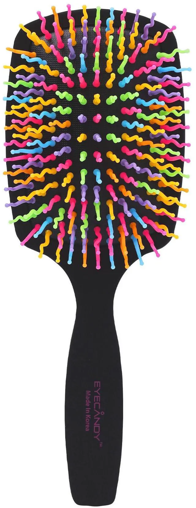 Main image of Eyecandy Rainbow volume S paddle brush (Black)