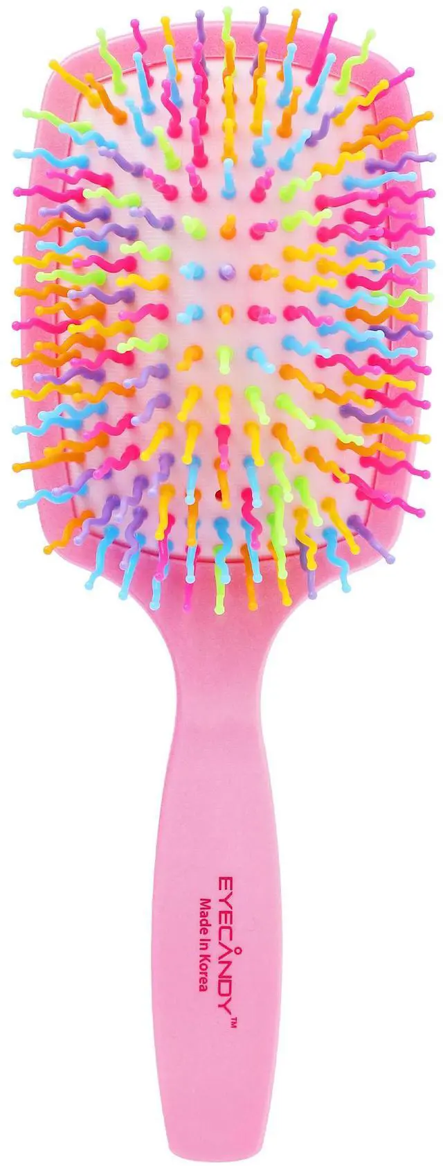 Main image of Eyecandy Rainbow volume S paddle brush (Neo Pink)