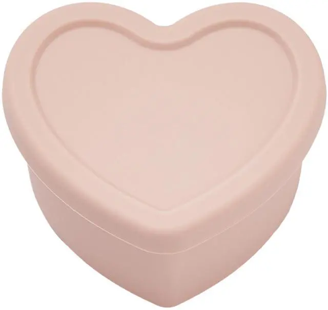 Main image of LOVEAT Heart Bowl 8.5 fl oz (250ml) Patented Leak-Proof Baby Food Storage Container, Microwave Freezer and Oven Safe, BPA-Free for Weaning and Toddler Feeding (Blush Pink)